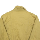 TRADERS Mens Beige Cotton Blend Button Jacket L Casual Lightweight Outerwear