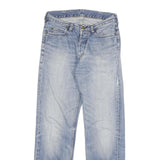 CARHARTT Mens Jeans Blue Regular Straight Denim Light W28 L29 Cotton Blend