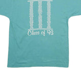 SCREEN STARS Mens Blue Cherry Tree Class Of 93 Graphic T-Shirt L Short Sleeve