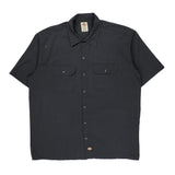 Dickies Short Sleeve Shirt - XL Black Cotton