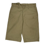 Dickies Chino Shorts - 34W 11L Khaki Cotton Blend
