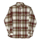 Levis Checked Flannel Shirt - Medium Multicoloured Cotton