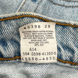 Made In USA Levis 550 Jeans - 29W US 6 Light Wash Cotton