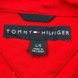 Tommy Hilfiger Polo Shirt - Large Red Cotton