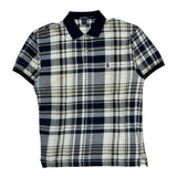 Nautica Checked Polo Shirt - Large Beige Cotton