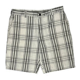 Dickies Checked Shorts - 38W 11L White Cotton