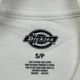 Dickies T-Shirt - Small White Cotton