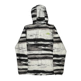 The North Face Windbreaker - Medium Black & White Polyester