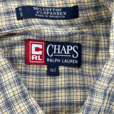 Chaps Ralph Lauren Checked Short Sleeve Shirt - XL Multicoloured Cotton Blend