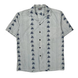 Pacific Legend Hawaiian Shirt - Large White Cotton