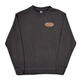 Quiksilver Sweatshirt - Medium Black Cotton