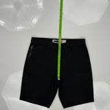 Quiksilver Chino Shorts - 34W 10L Black Cotton