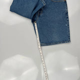 Levis Denim Shorts - 32W 10L Blue Cotton