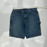 Wrangler Carpenter Shorts - 36W 10L Blue Denim