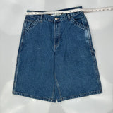 Canyon River Blues Carpenter Shorts - 31W 10L Blue Cotton