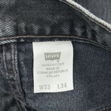 Levis 501 Jeans - 30W 34L Gray Cotton