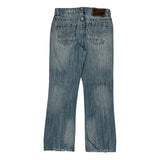 Rock & Roll Hall Of Fame Boot Cut Jeans - 33W US 8 Light Wash Cotton