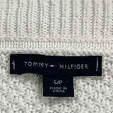 Tommy Hilfiger Sweater - Small White Cotton