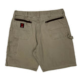Wrangler Carpenter Shorts - 38W 10L Khaki Cotton