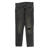 501 Levis Jeans - 30W UK 10 Grey Cotton