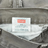 Wrangler Carpenter Shorts - 34W 10L Brown Cotton