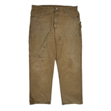 Dickies Carpenter Trousers - 38W 32L Brown Cotton