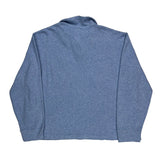 Polo By Ralph Lauren 1/4 Zip - Large Blue Cotton