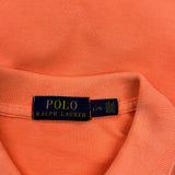 Polo By Ralph Lauren Polo Shirt - Large Orange Cotton