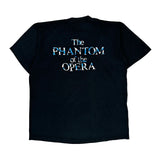 Single Stitch The Phantom Of The Opera Jerzees Band T-Shirt - XL Black Cotton