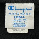 Reverse Weave Champion Hoodie - Small Black Cotton Blend