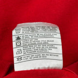 Vintage Nike College Long Sleeve T-Shirt - Large Red Cotton