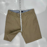 Tommy Hilfiger Chino Shorts - 32W 9L Khaki Cotton