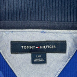 Tommy Hilfiger 1/4 Zip - Large Blue Cotton