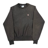 Reverse Weave Champion Sweatshirt - Small Gray Cotton