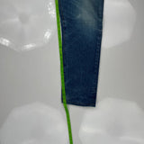 501 Levis Jeans - 36W 32L Blue Cotton