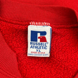 90'S Blank Made In USA Russell Athletic Sweatshirt - XL Red Cotton