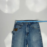 Wrangler Double Knee Carpenter Jeans - 32W 32L Blue Cotton