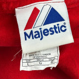Philadelphia Phillies Majestic Mlb T-Shirt - Large Red Cotton