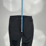 511 Levis Jeans - 35W 30L Black Cotton