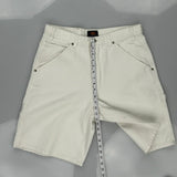 Route 66 Cargo Shorts - 34" Waist White Cotton