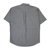 Tommy Hilfiger Checked Short Sleeve Shirt - XL Blue Cotton