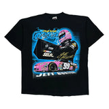 Jeff Burton Tultex Nascar T-Shirt - 2XL Black Cotton