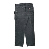 Dickies Carpenter Trousers - 36W 31L Grey Cotton
