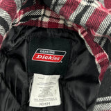 Dickies Checked Flannel Shirt - Medium Black Cotton