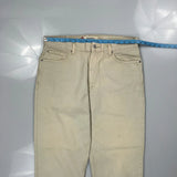 550 Levis Jeans - 34W 31L Beige Cotton