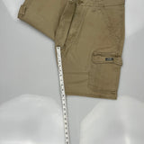 Wrangler Cargo Shorts - 36W 11L Khaki Cotton