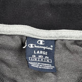 Champion Polo Shirt - Large Black Cotton