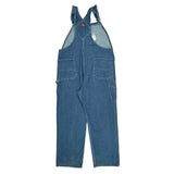 Dickies Oversized Overalls - 38W 32L Blue Cotton
