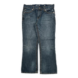 Seven 7 Boot Cut Jeans - 34W 30L Blue Cotton