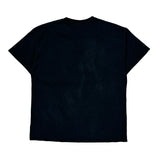 Liquid Blue Graphic T-Shirt - Large Black Cotton